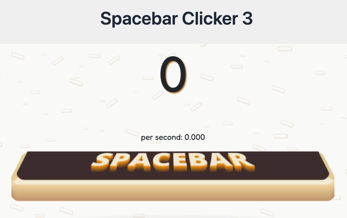 Spacebar Clicker 3